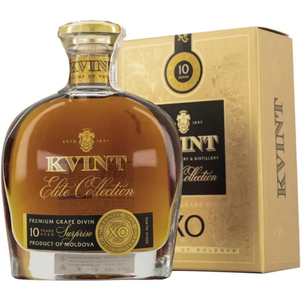 Brandy Kvint Elite Collection XO 10 Years 500mL