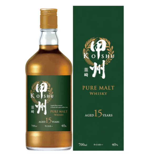 Whisky Koshu Pure Malt 15 Años 700ML